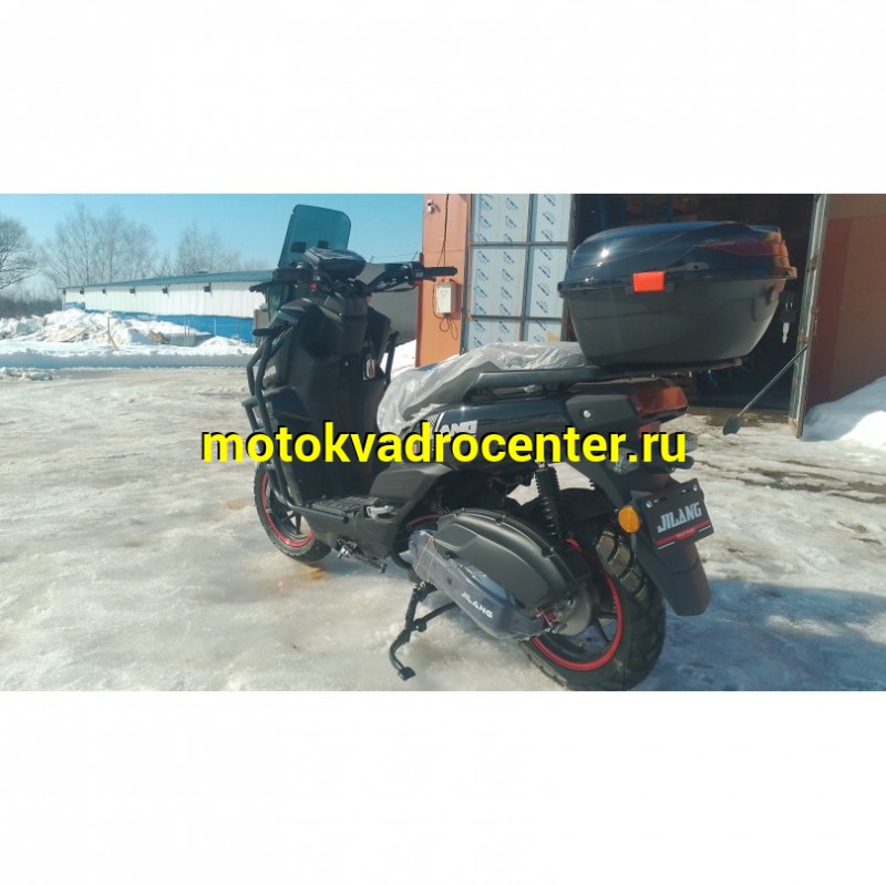 Купить  Скутер Jilang TANK-3 EFI 50сс 12/12" ИНЖЕКТОР, дикс/диск, дуги, кофр, держатель телефона, кофр (шт) 01700  (City  (К-дар купить с доставкой по Москве и России, цена, технические характеристики, комплектация фото  - motoserp.ru