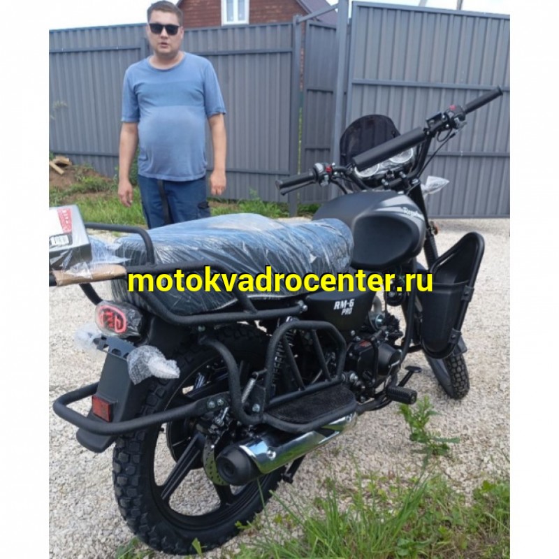 Купить  Мопед Regulmoto Alpha (RM-6) PRO Черный матовый 4Т; 50cc;  колеса  (шт) 01250 (ФОТО купить с доставкой по Москве и России, цена, технические характеристики, комплектация фото  - motoserp.ru