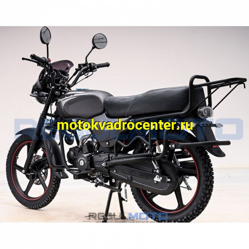 Купить  Мопед Regulmoto Alpha (RM-6) Черный матовый 4Т; 50cc;  колеса  (шт) 01250 (ФОТО купить с доставкой по Москве и России, цена, технические характеристики, комплектация фото  - motoserp.ru