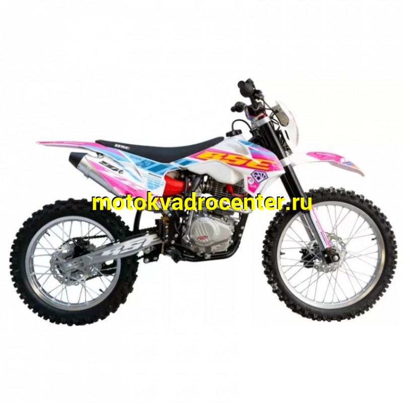 Купить  Мотоцикл Кросс/Эндуро BSE Z2 19/16 Roqvi Pink (спортинв) , карб, возд.охл., диск/диск кол. (шт)  (ФОТО купить с доставкой по Москве и России, цена, технические характеристики, комплектация фото  - motoserp.ru