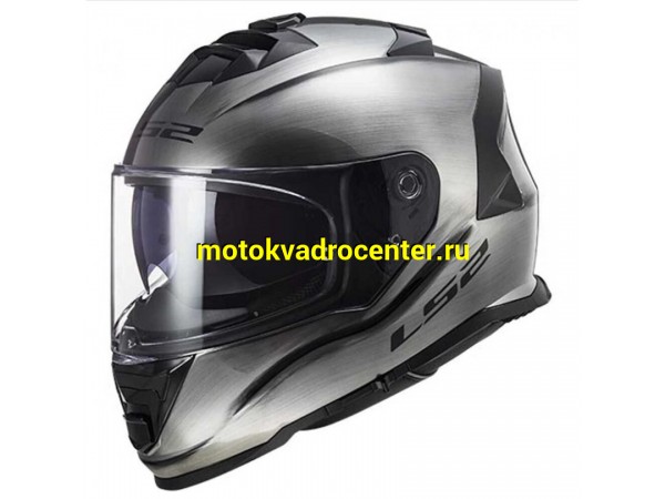 Купить  Шлем закрытый LS2 FF800 STORM II JEANS Titanium (S) интеграл (шт) (LS2 купить с доставкой по Москве и России, цена, технические характеристики, комплектация фото  - motoserp.ru