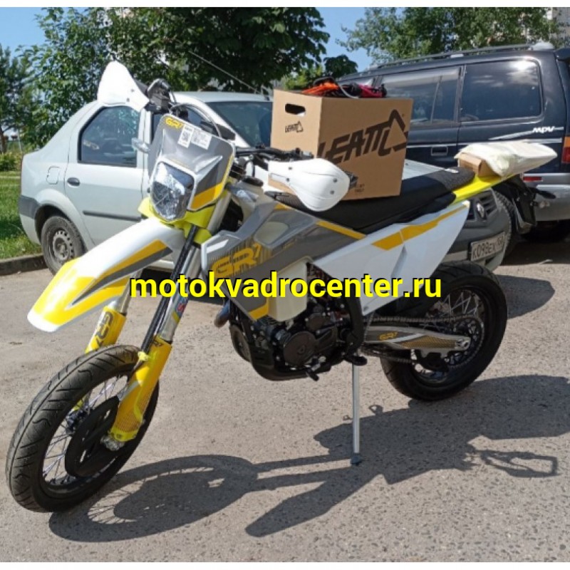 Купить  Мотоцикл Кросс/Эндуро GR7 F300A (4T YB300H) Motard ПТС 2026г. (шт) (GR (ФОТО купить с доставкой по Москве и России, цена, технические характеристики, комплектация фото  - motoserp.ru