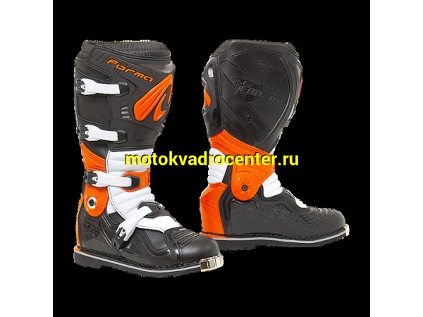 Купить  Мотоботы кросс. FORMA  TERRAIN EVOLUTION TX BLK/ORANGE/WHITE , р-р 43" (Ч-З) (пар) (УТ-00111305) (Mr.M FORC600 купить с доставкой по Москве и России, цена, технические характеристики, комплектация фото  - motoserp.ru