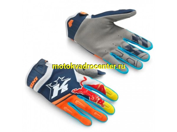 Купить  Перчатки Kini Red Bull KTM оранжево/сини-белый р-р (L) (реплика) (пар) (Кокурин  купить с доставкой по Москве и России, цена, технические характеристики, комплектация фото  - motoserp.ru