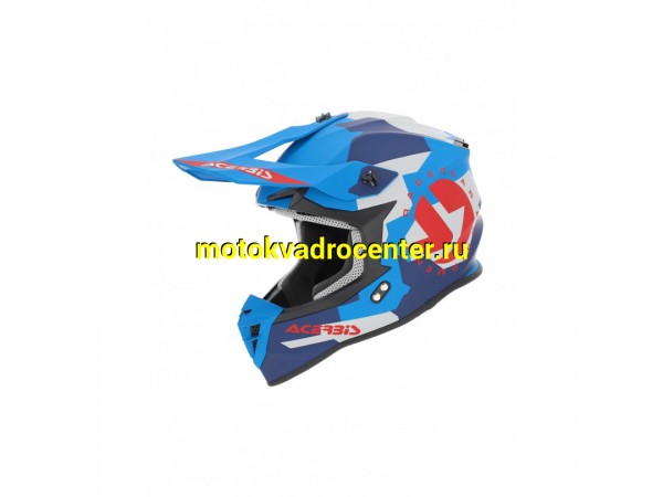 Купить  Шлем Кросс Acerbis Linear 22-06 Blue/Red 2 (L) (шт) (Acerbis 0025316.431.066 купить с доставкой по Москве и России, цена, технические характеристики, комплектация фото  - motoserp.ru