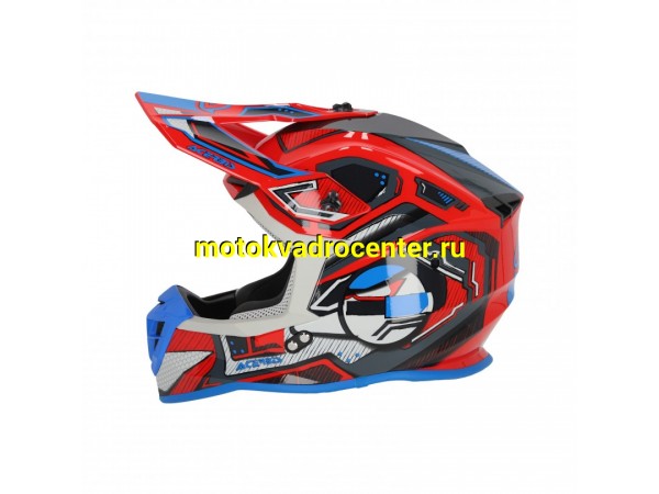 Купить  Шлем Кросс Acerbis Linear 22-06 Red/Blue (XL) (шт) (Acerbis 0025316.344.068 купить с доставкой по Москве и России, цена, технические характеристики, комплектация фото  - motoserp.ru
