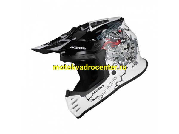 Купить  Шлем Кросс (Детский) Acerbis PROFILE JUNIOR White/Black (YL) (шт) (Acerbis 0025401.237.054 купить с доставкой по Москве и России, цена, технические характеристики, комплектация фото  - motoserp.ru
