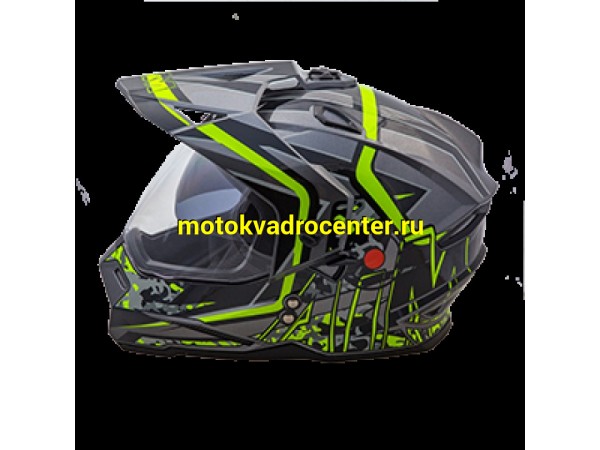 Купить  Шлем Кросс AIM JK802S (мотард) Yellow/Black/Grey (желтый, черный, серый) (XXL) (шт) (AIM 802-014-XXL купить с доставкой по Москве и России, цена, технические характеристики, комплектация фото  - motoserp.ru