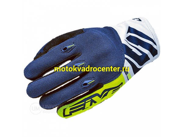 Купить  Перчатки FIVE E3 EVO fluo yellow/blue р-р 12/XXL УТ-00104462 (пар) (JP купить с доставкой по Москве и России, цена, технические характеристики, комплектация фото  - motoserp.ru
