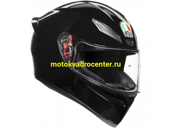 Купить  Шлем закрытый интеграл AGV K1 S E2206 Black (L) (шт) (AGV 2118394001-027-M купить с доставкой по Москве и России, цена, технические характеристики, комплектация фото  - motoserp.ru