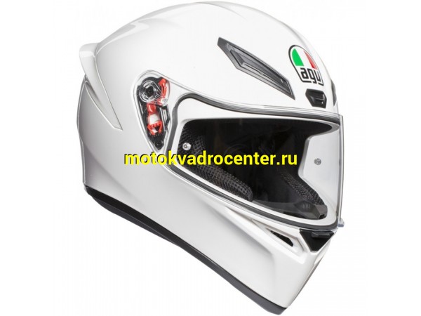 Купить  Шлем закрытый интеграл AGV K1 S E2206 White (XL) (шт) (AGV 2118394001-028-XL купить с доставкой по Москве и России, цена, технические характеристики, комплектация фото  - motoserp.ru
