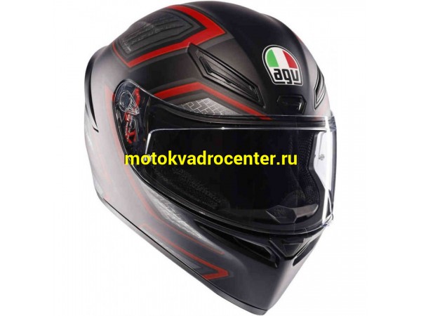 Купить  Шлем закрытый интеграл AGV K1 S E2206 Sling Matt Black/Red (XXL) (шт) (AGV 2118394001-038-XXL купить с доставкой по Москве и России, цена, технические характеристики, комплектация фото  - motoserp.ru