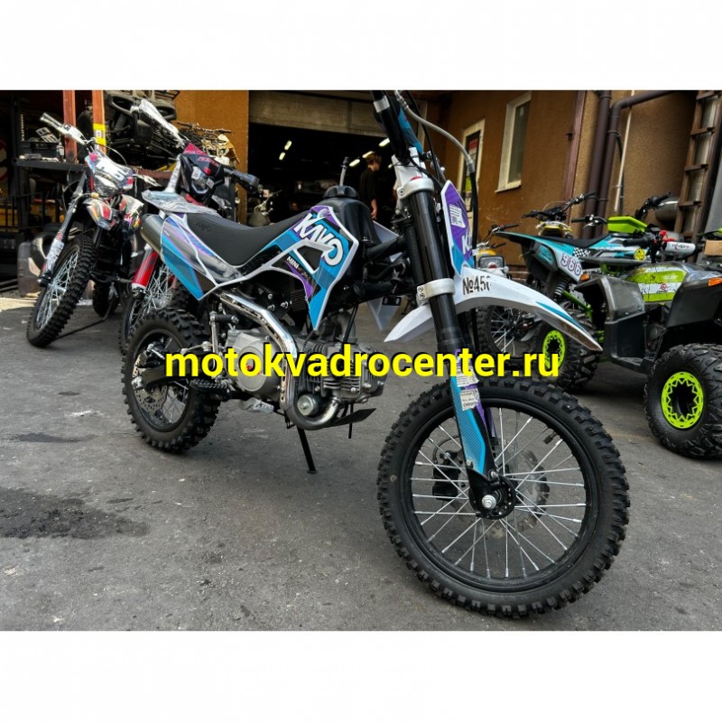 Купить  Питбайк KAYO MINI K125EM 14/12 Б/У 8,9м.ч (механ. сцепл., эл. стартер.) (шт) купить с доставкой по Москве и России, цена, технические характеристики, комплектация фото  - motoserp.ru