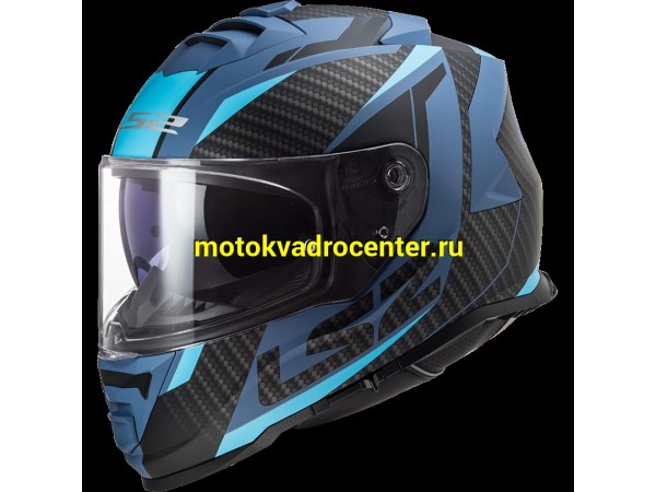 Купить  Шлем закрытый LS2 FF800 STORM RACER Matt Blue (M) интеграл (шт) (LS2 купить с доставкой по Москве и России, цена, технические характеристики, комплектация фото  - motoserp.ru