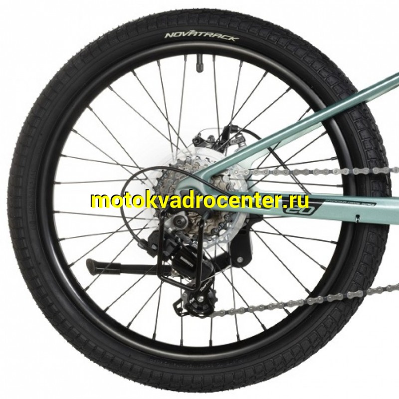 Купить  20" скоростной NOVATRACK TIGER зеленый (НОВАТРЕК ТИГР) 20"; 6ск; рама-магний; тормоз-Disk (шт) (ART (M купить с доставкой по Москве и России, цена, технические характеристики, комплектация фото  - motoserp.ru
