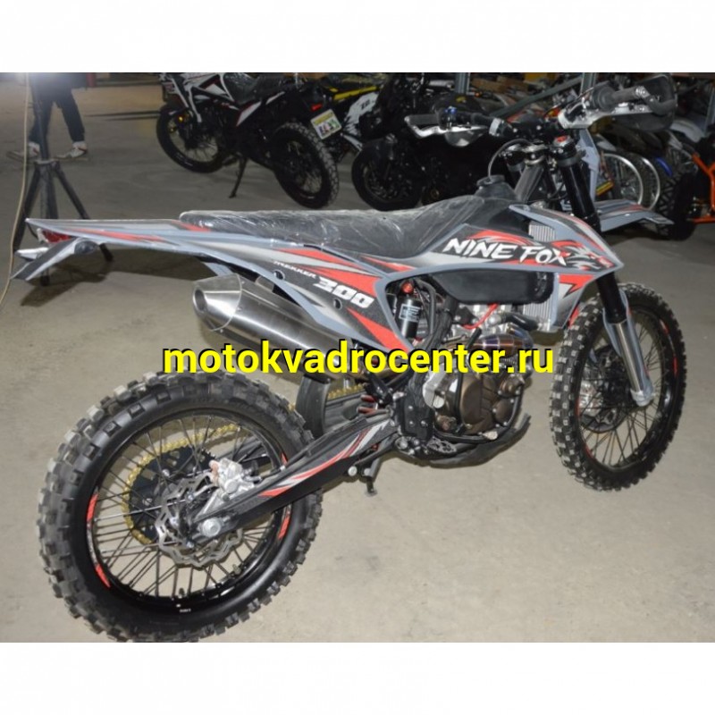 Купить  Мотоцикл Кросс/Эндуро Nine Fox Trekker 300cc (спортинв), 21/18, 4Т, 300сс, 174MN-3 ,4Т,4 клап.,балансир.,диск/диск (шт) (Nine  купить с доставкой по Москве и России, цена, технические характеристики, комплектация фото  - motoserp.ru