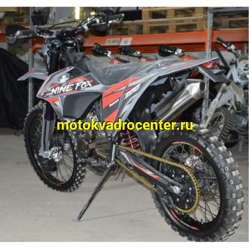 Купить  Мотоцикл Кросс/Эндуро Nine Fox Trekker 300cc (спортинв), 21/18, 4Т, 300сс, 174MN-3 ,4Т,4 клап.,балансир.,диск/диск (шт) (Nine  купить с доставкой по Москве и России, цена, технические характеристики, комплектация фото  - motoserp.ru