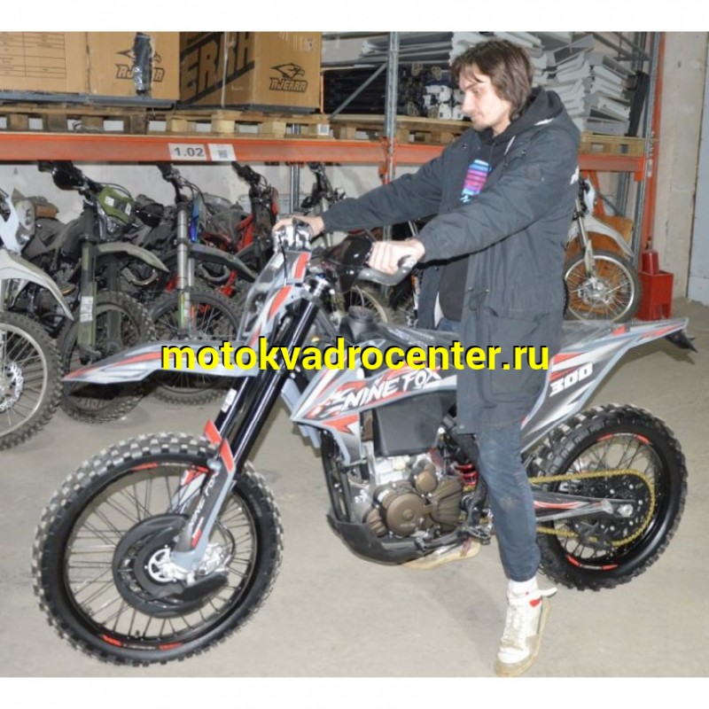Купить  Мотоцикл Кросс/Эндуро Nine Fox Trekker 300cc (спортинв), 21/18, 4Т, 300сс, 174MN-3 ,4Т,4 клап.,балансир.,диск/диск (шт) (Nine  купить с доставкой по Москве и России, цена, технические характеристики, комплектация фото  - motoserp.ru
