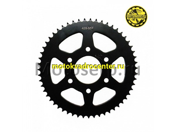 Купить  Звезда ведомая голая (венец) (428-55) (428-55T D-64mm, 6x48mm) Yamasaki Scorpion RS (шт) (YM купить с доставкой по Москве и России, цена, технические характеристики, комплектация фото  - motoserp.ru