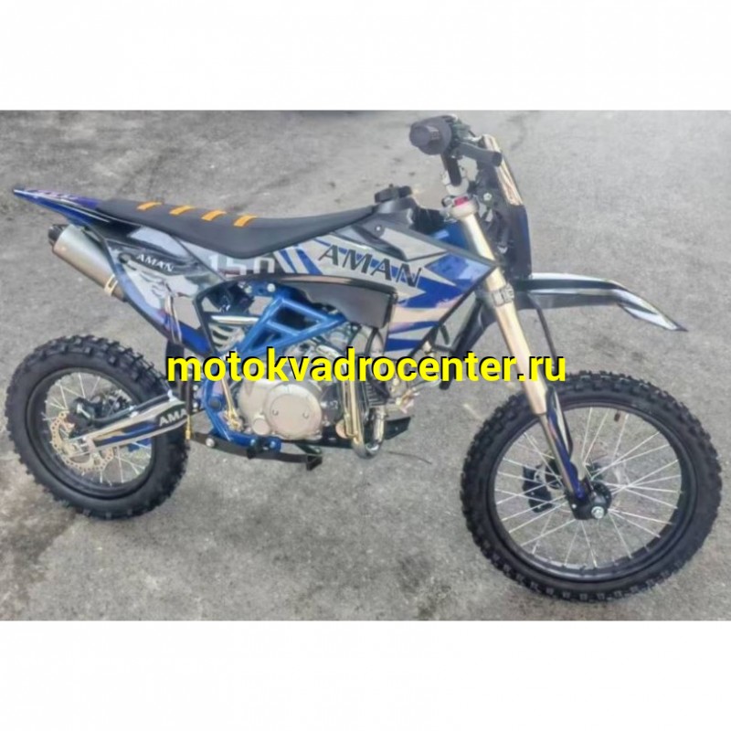 Купить  Питбайк Aman-150, 17/14" (спортинв), 150сс 4Т, эл/кикстартер, карб., маслян. охл. (шт) (Естай купить с доставкой по Москве и России, цена, технические характеристики, комплектация фото  - motoserp.ru