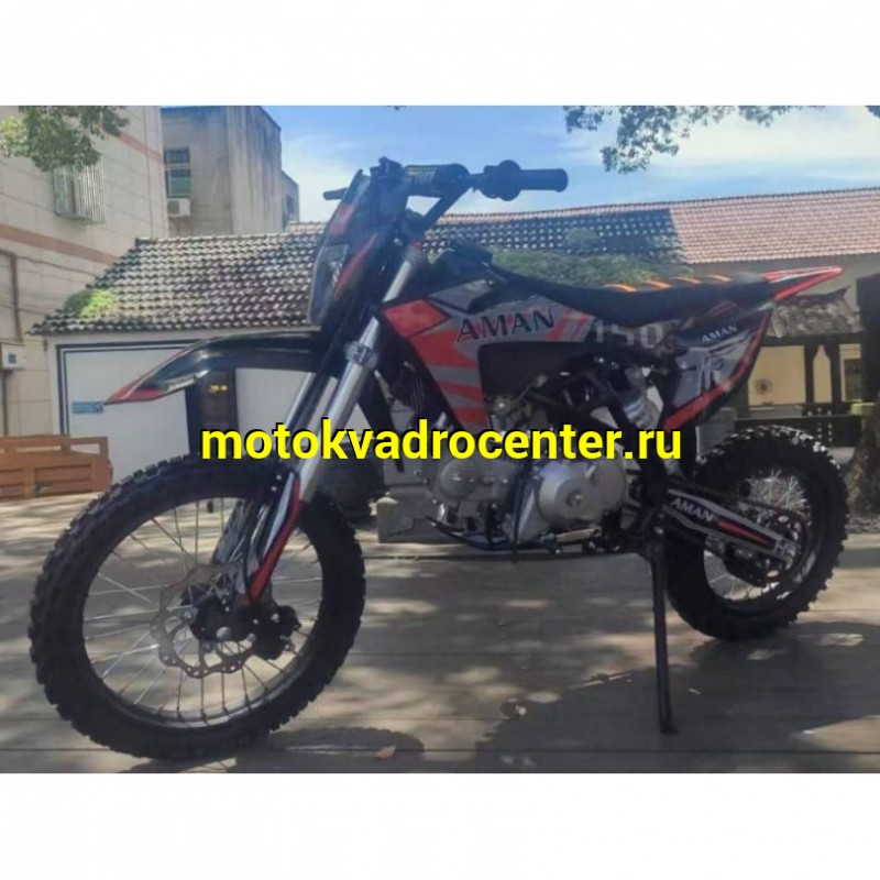Купить  Питбайк Aman-150, 17/14" (спортинв), 150сс 4Т, эл/кикстартер, карб., маслян. охл. (шт) (Естай купить с доставкой по Москве и России, цена, технические характеристики, комплектация фото  - motoserp.ru