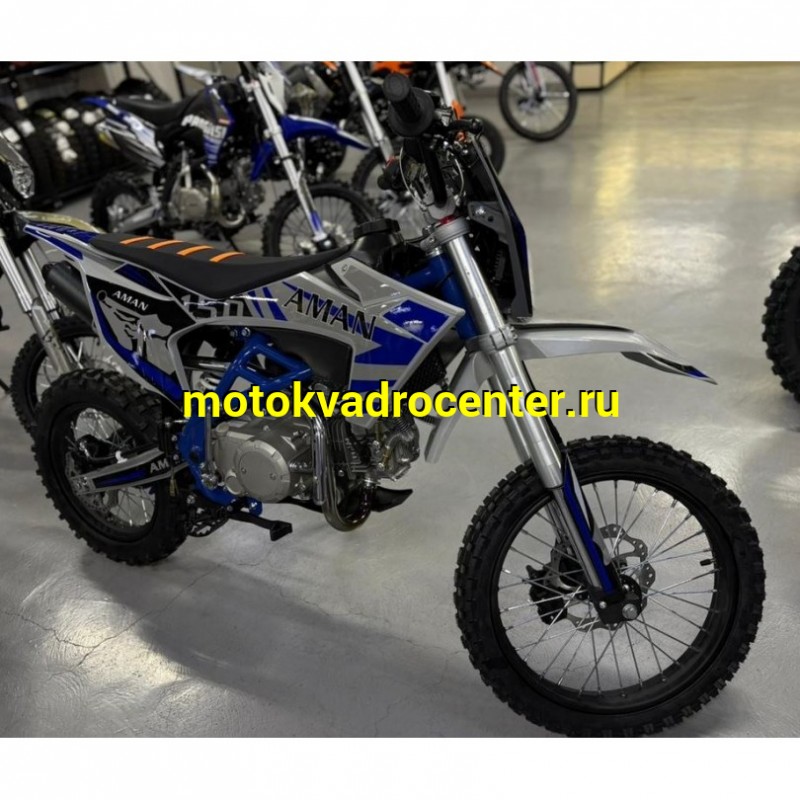 Купить  Питбайк Aman-150, 17/14" (спортинв), 150сс 4Т, эл/кикстартер, карб., маслян. охл. (шт) (Естай купить с доставкой по Москве и России, цена, технические характеристики, комплектация фото  - motoserp.ru