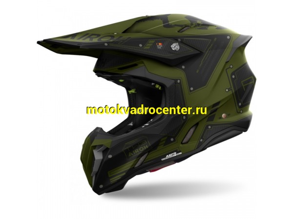 Купить  Шлем Кросс AIROH TWIST 3.0 MILITARY MATT (S) (шт) (AIROH TW3TM35 купить с доставкой по Москве и России, цена, технические характеристики, комплектация фото  - motoserp.ru