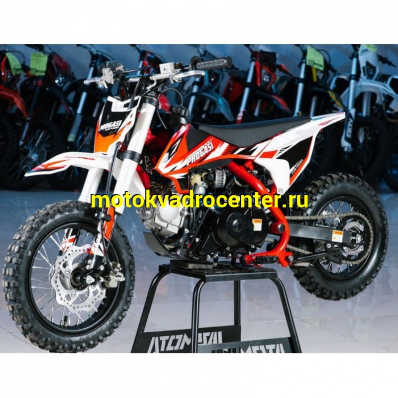 Купить  Питбайк Progasi KIDS POWER 110  10/12" (спортинв), 4Т, 110сс. элктростартер, Автомат  (сборка +3000р) (шт) (Progasi купить с доставкой по Москве и России, цена, технические характеристики, комплектация фото  - motoserp.ru