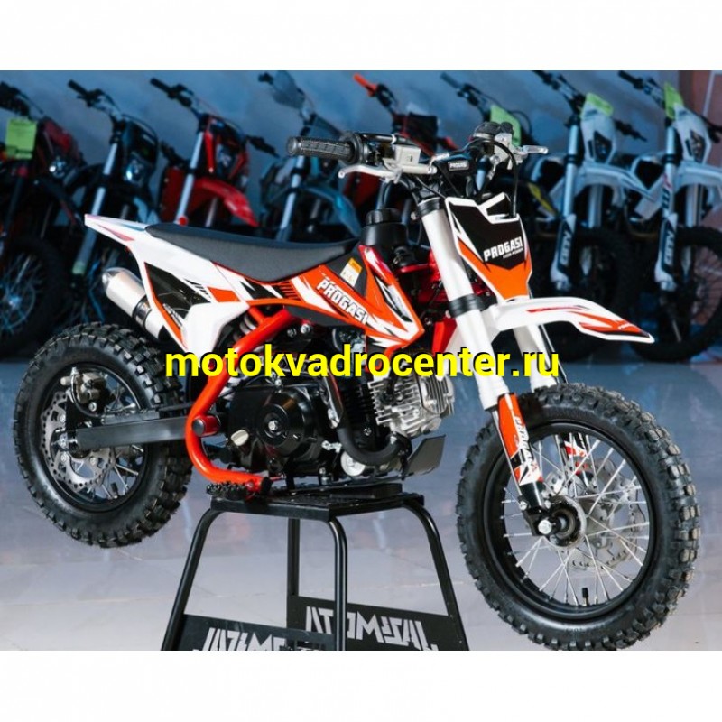 Купить  Питбайк Progasi KIDS POWER 110  10/12" (спортинв), 4Т, 110сс. элктростартер, Автомат  (сборка +3000р) (шт) (Progasi купить с доставкой по Москве и России, цена, технические характеристики, комплектация фото  - motoserp.ru