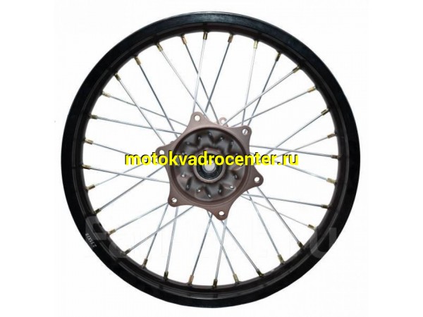 Купить  Колесо 18" заднее (диск колеса) спицованное 2.15-18" (ось ???мм) Regulmoto ZR, CR-Z, Sport 003Pro, Atlete Pro (шт) (Regul 300650 купить с доставкой по Москве и России, цена, технические характеристики, комплектация фото  - motoserp.ru