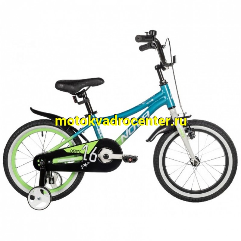 Купить  16" NOVATRACK KATRINA зеленый (НОВАТРЕК КАТРИНА) 16"; 1ск ; рама-алюм; тормоз-V-Brake (шт) (ART (M купить с доставкой по Москве и России, цена, технические характеристики, комплектация фото  - motoserp.ru