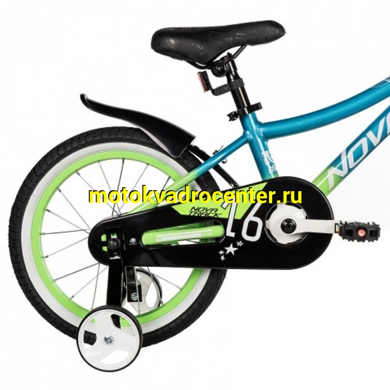 Купить  16" NOVATRACK KATRINA зеленый (НОВАТРЕК КАТРИНА) 16"; 1ск ; рама-алюм; тормоз-V-Brake (шт) (ART (M купить с доставкой по Москве и России, цена, технические характеристики, комплектация фото  - motoserp.ru