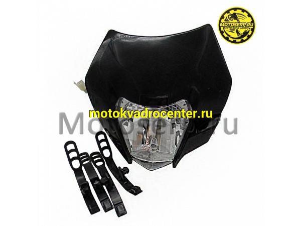 Купить  Фара передняя + Обтекатель LED (черный) KTM Replica универсальная для питбайков и др. (шт) (Кокурин купить с доставкой по Москве и России, цена, технические характеристики, комплектация фото  - motoserp.ru