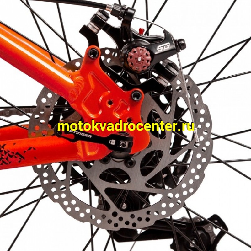 Купить  26" STINGER ELEMENT оранжевый (15") (СТИНГЕР ЭЛЕМЕНТ) 26" горный; ск; рама-алюминий; тормоз-Disk; вилка пружинно-эластомерная (шт) (ART купить с доставкой по Москве и России, цена, технические характеристики, комплектация фото  - motoserp.ru