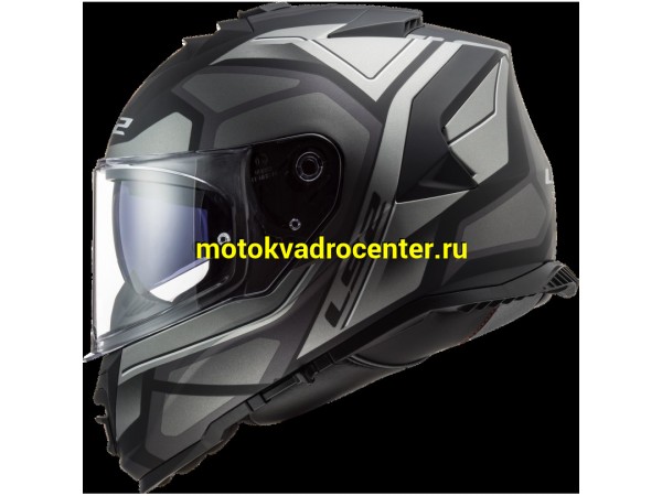 Купить  Шлем закрытый LS2 FF800 STORM FASTER Matt Titanium (M) интеграл (шт) (LS2 купить с доставкой по Москве и России, цена, технические характеристики, комплектация фото  - motoserp.ru