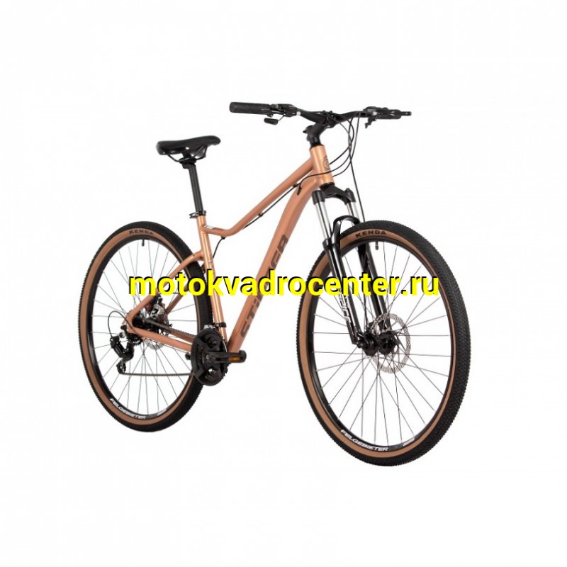 Купить  27.5" STINGER LAGUNA коричневый (16”) (СТИНГЕР ЛАГУНА) 27,5”; горный; ск; рама-алюминий; тормоз-Disk (шт) (ART  купить с доставкой по Москве и России, цена, технические характеристики, комплектация фото  - motoserp.ru