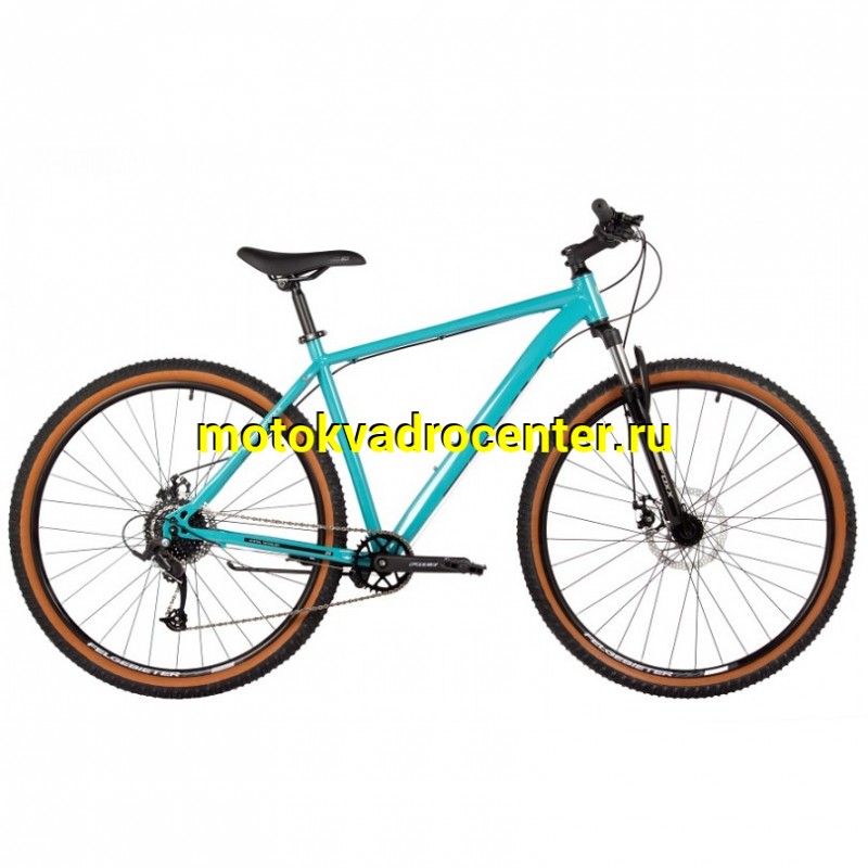 Купить  29" FOXX ARAGON бирюзовый (18) (АРАГОН) 29"; 8ск; рама-сталь; тормоз-Disk (шт) (ART (M купить с доставкой по Москве и России, цена, технические характеристики, комплектация фото  - motoserp.ru