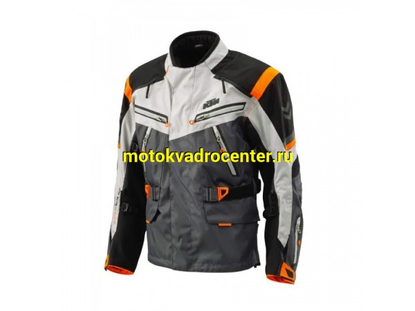 Купить  Куртка с жесткими вставками текстильная KTM №7 серая (S) (NQ) (ML 20862 купить с доставкой по Москве и России, цена, технические характеристики, комплектация фото  - motoserp.ru