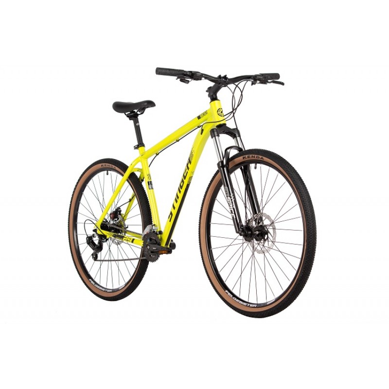 Купить  29" STINGER ELEMENT желтый (18") (СТИНГЕР ЭЛЕМЕНТ) 29" горный; 14ск; рама-алюминий; тормоз-Disk; вилка пружинно-эластомерная (шт) (ART купить с доставкой по Москве и России, цена, технические характеристики, комплектация фото  - motoserp.ru