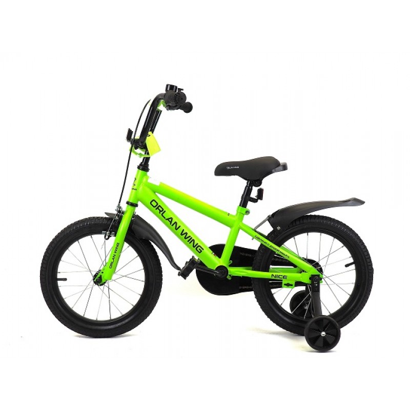 Купить  16" ORLAN WING NICE зеленый (орлан винг найс) 16"; 1ск; рама-сталь; тормоз-V-Brake (шт) (ART1 купить с доставкой по Москве и России, цена, технические характеристики, комплектация фото  - motoserp.ru