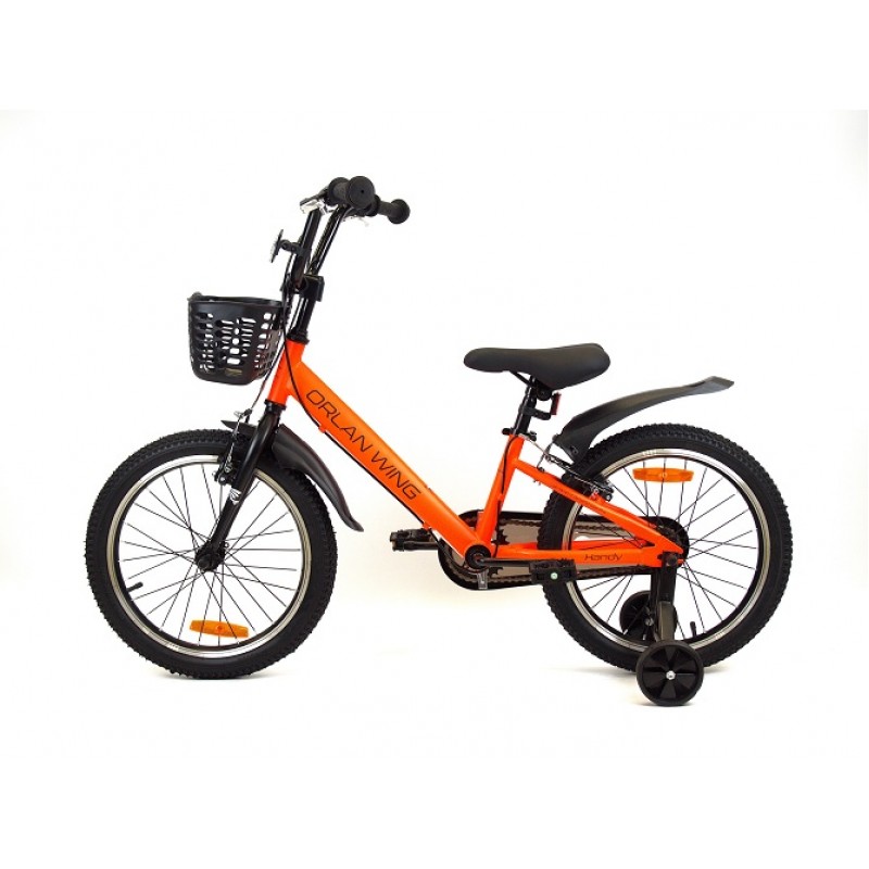 Купить  16" ORLAN WING HANDY оранжевый (Орлан Винг Хенди) 16"; 1ск; рама-сталь; тормоз-V-brake (шт) (ART купить с доставкой по Москве и России, цена, технические характеристики, комплектация фото  - motoserp.ru