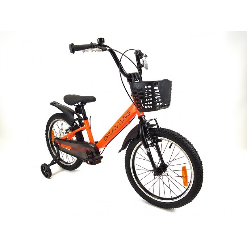 Купить  16" ORLAN WING HANDY оранжевый (Орлан Винг Хенди) 16"; 1ск; рама-сталь; тормоз-V-brake (шт) (ART купить с доставкой по Москве и России, цена, технические характеристики, комплектация фото  - motoserp.ru