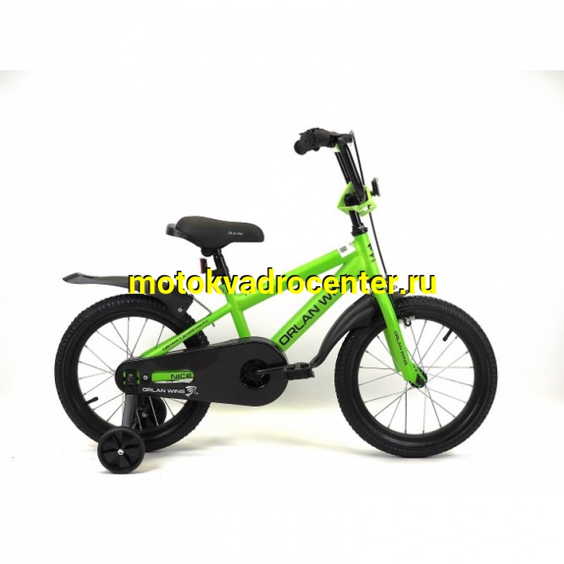 Купить  18" ORLAN WING NICE зеленый (Орлан Винг найс) 18"; 1ск; рама-сталь; тормоз-V-brake (шт) (ART (M купить с доставкой по Москве и России, цена, технические характеристики, комплектация фото  - motoserp.ru