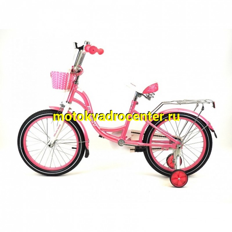 Купить  18" ORLAN WING FUNNY розовый (Орлан Винг Фунни) 18"; 1ск; рама-сталь; тормоз-V-brake (шт) (ART (M купить с доставкой по Москве и России, цена, технические характеристики, комплектация фото  - motoserp.ru