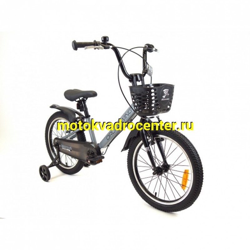 Купить  18" ORLAN WING HANDY серый (Орлан Винг Хенди) 18"; 1ск; рама-сталь; тормоз-V-brake (шт) (ART (M купить с доставкой по Москве и России, цена, технические характеристики, комплектация фото  - motoserp.ru