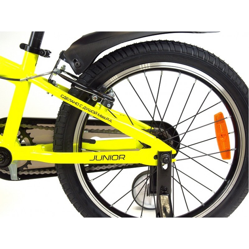 Купить  18" ORLAN WING JUNIOR желтый (Орлан Винг Джуниор) 18"; 1ск; рама-сталь; тормоз-V-brake (шт) (ART купить с доставкой по Москве и России, цена, технические характеристики, комплектация фото  - motoserp.ru