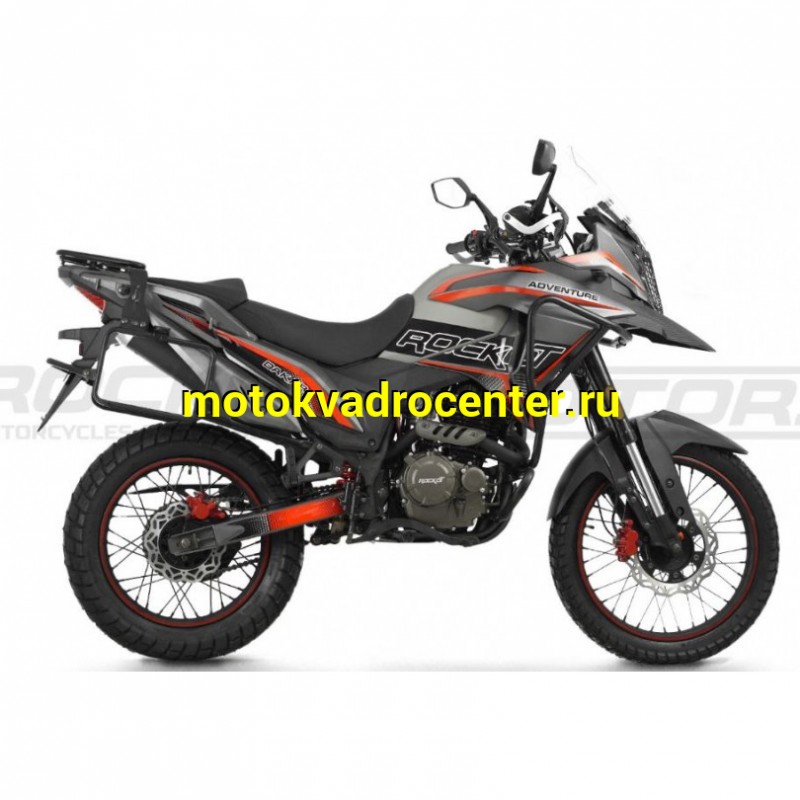 Купить  Мотоцикл внедорожный ROCKOT DAKAR ADVENTURE 2.0 (ЭПТС)  (Серый/Красный) Тур-эндуро (шт) (ROCKOT (ФОТО купить с доставкой по Москве и России, цена, технические характеристики, комплектация фото  - motoserp.ru