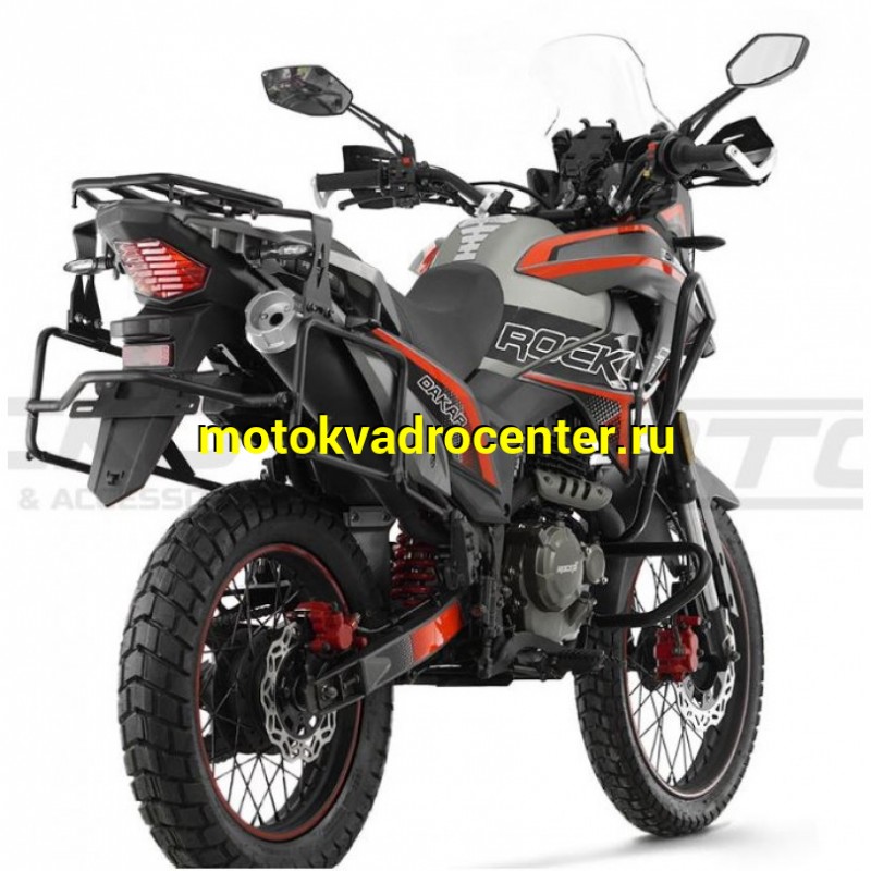 Купить  Мотоцикл внедорожный ROCKOT DAKAR ADVENTURE 2.0 (ЭПТС)  (Серый/Красный) Тур-эндуро (шт) (ROCKOT (ФОТО купить с доставкой по Москве и России, цена, технические характеристики, комплектация фото  - motoserp.ru