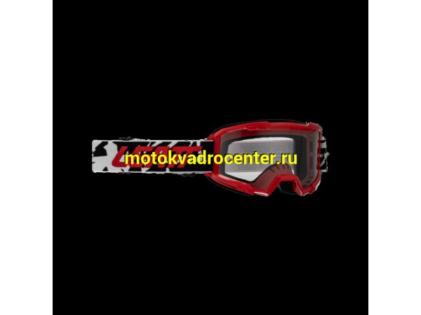 Купить  Очки мото Кросс Leatt Vizion 2.5s Red Clear 90% (8025250530) (шт) (УТ-00028084 купить с доставкой по Москве и России, цена, технические характеристики, комплектация фото  - motoserp.ru