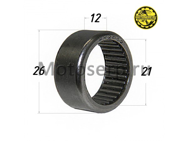 Купить  Подшипник игольчатый 21*26*12 FY2012 KAYO T6, K6 рычага прогрессии (шт) (SM 251-2619 купить с доставкой по Москве и России, цена, технические характеристики, комплектация фото  - motoserp.ru